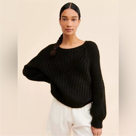 Free People Sweaters - Free People Carter Pullover Black S